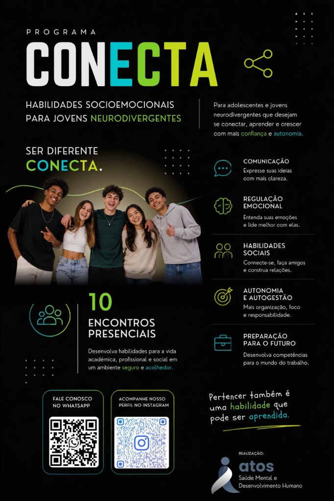 Programa CONECTA — Habilidades socioemocionais para jovens neurodivergentes